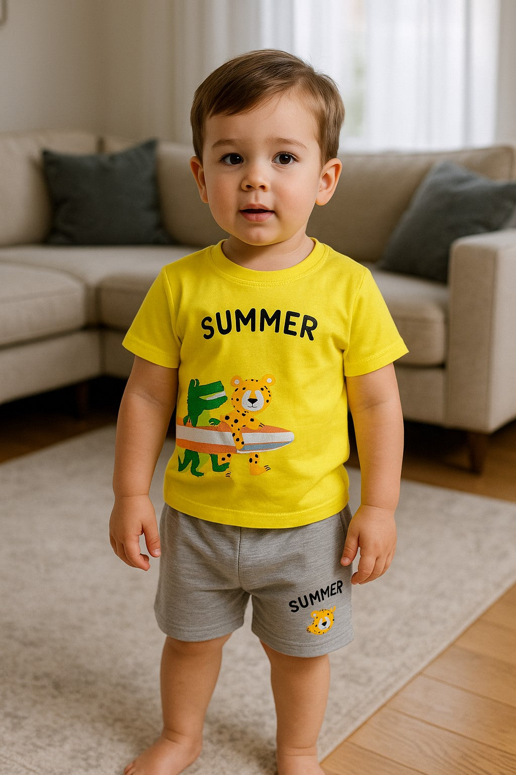 Boys top and shorts set