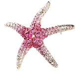 Stylish Starfish Brooch | Elegant Coastal Jewelry Accent