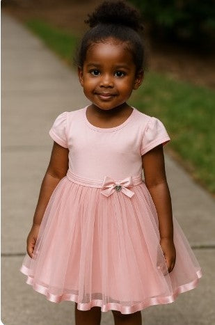 Elegant Girls Cotton Dress