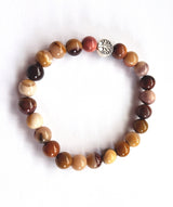 Mokaite Jasper Stone Bracelet | Natural Charm Jewelry
