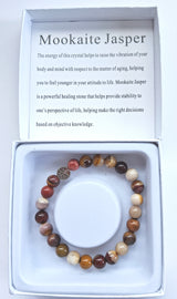 Mokaite Jasper Stone Bracelet | Natural Charm Jewelry