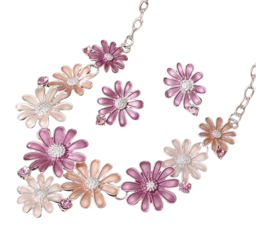 necklace and earrings set