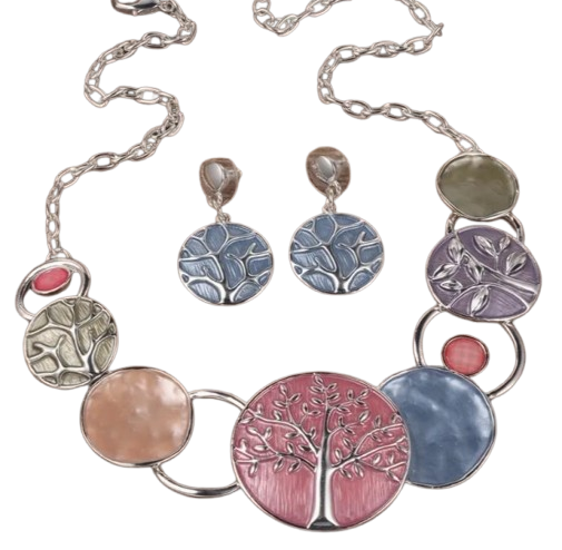 necklace and earrings set