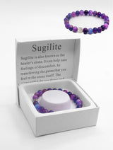 Sugilite Bracelet | Natural Stone Jewelry Gift
