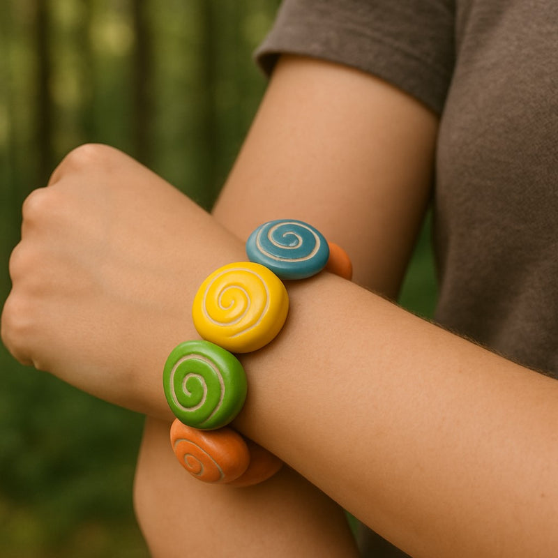 Marbella Multicolor Tagua Nut Bracelet