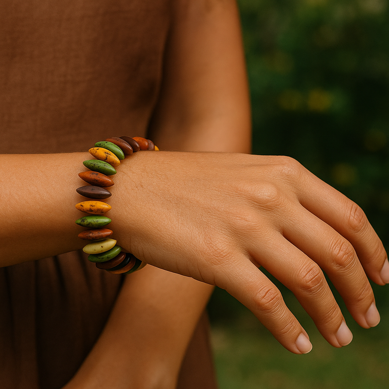 Ivanna Tagua Bracelet| Handmade Fair Trade Jewelry