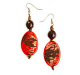 Lupe Tagua Earrings | Handmade Jewelry