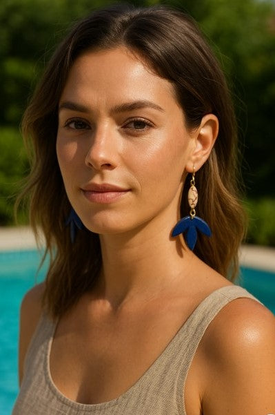 Isis Tagua Earrings Fair Trade jewelry