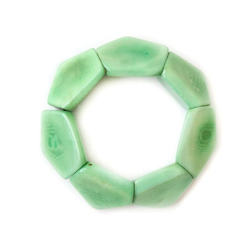 Fabiana Green Tagua Nut Bracelet