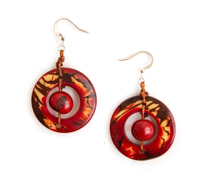 Tagua Earrings