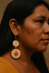 Tagua earrings