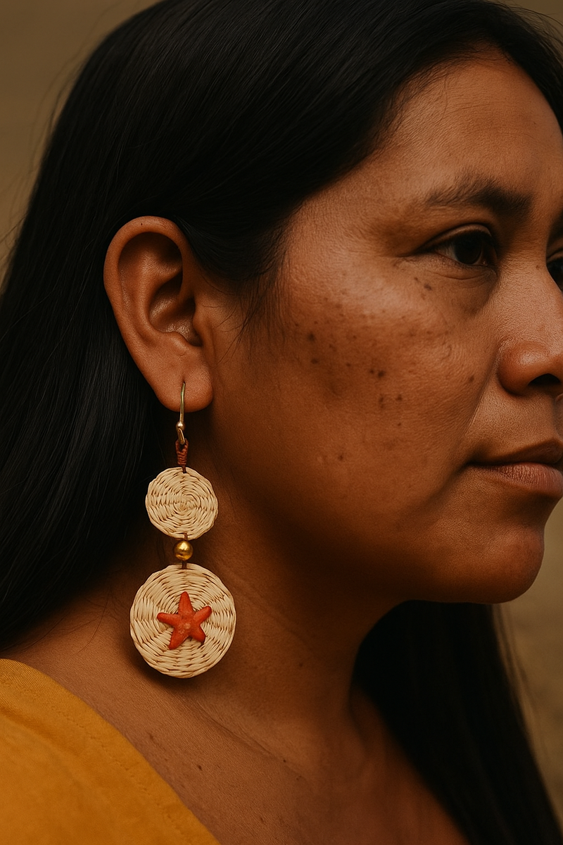 Tagua earrings
