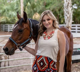 Belle Tagua Necklace| Eco-Friendly Double Strand Jewelry