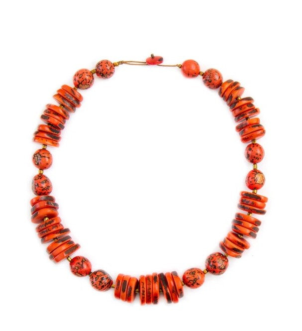 Ohio Tagua Nut Necklace| Handmade & Sustainable