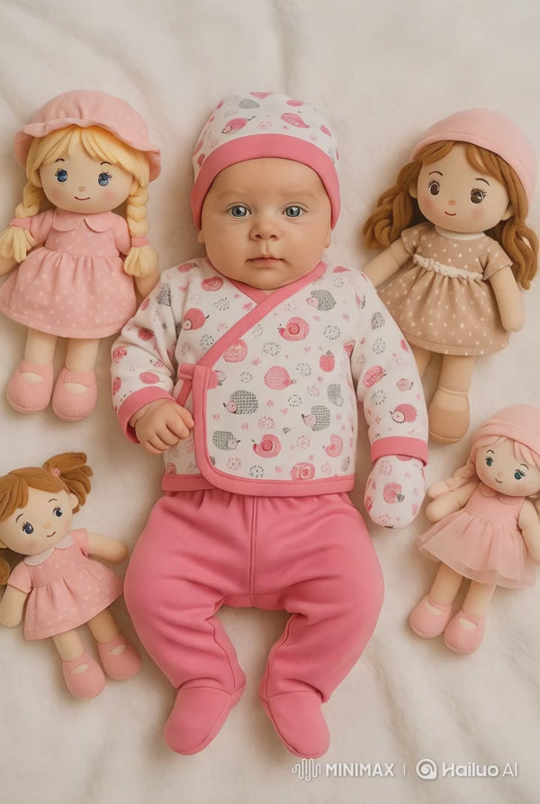 5-Piece Baby Set Elephant Design