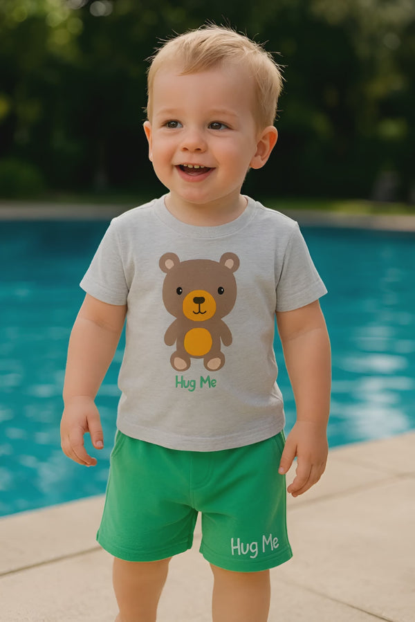 Boys Cotton Top & Shorts Set Soft & Durable