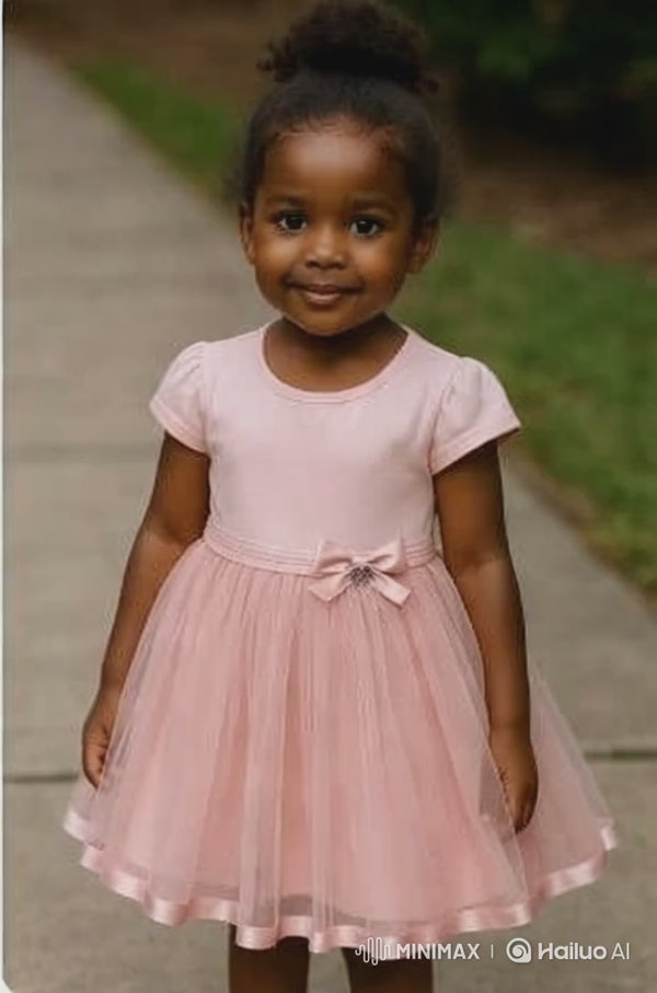 Elegant Girls Cotton Dress
